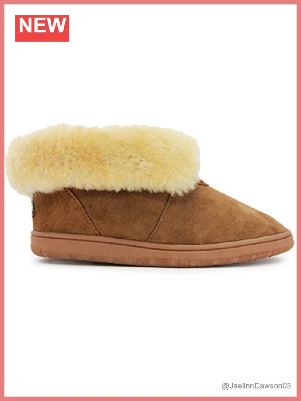 Australian Sheepskin Ankle Bootie Pull-On Casual Boot